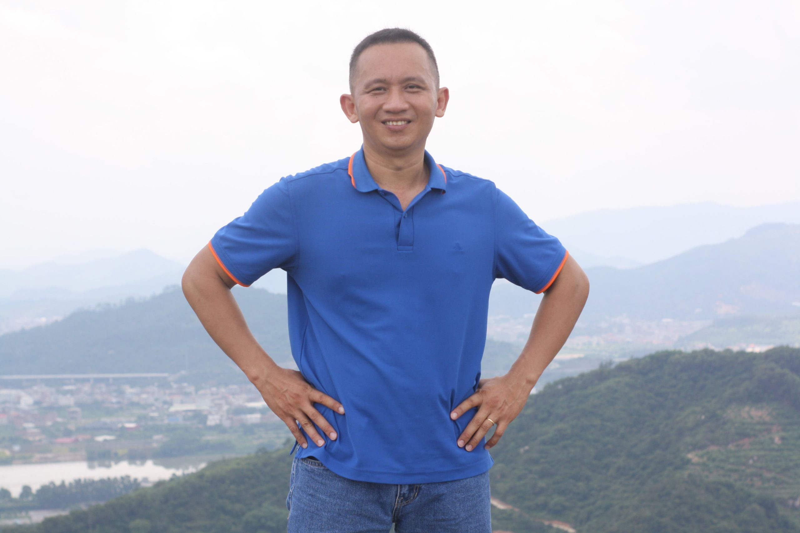 Edwin, your host, in the Mekong countryside
