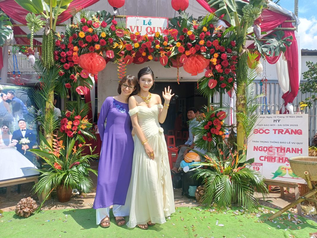 Village wedding celebration